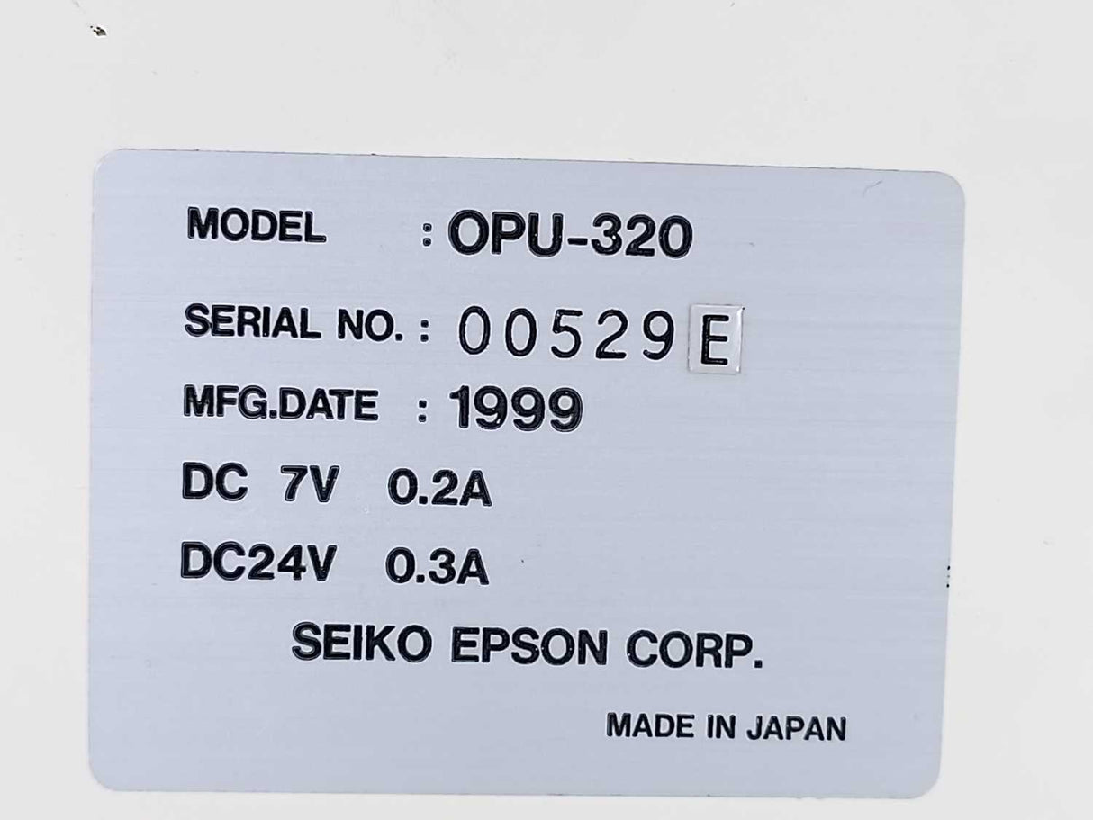 Seiko Epson SRC-320 & EC251S Robot Controller w/ 4-axis Industrial Robot