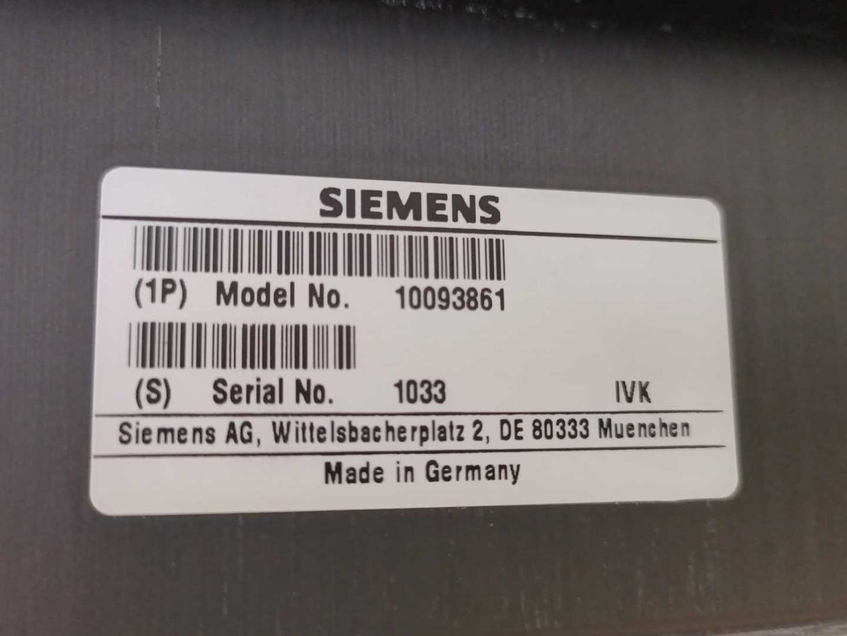 Siemens 10093861 MRI IMAGING TABLE EXTRA LONG BOARD
