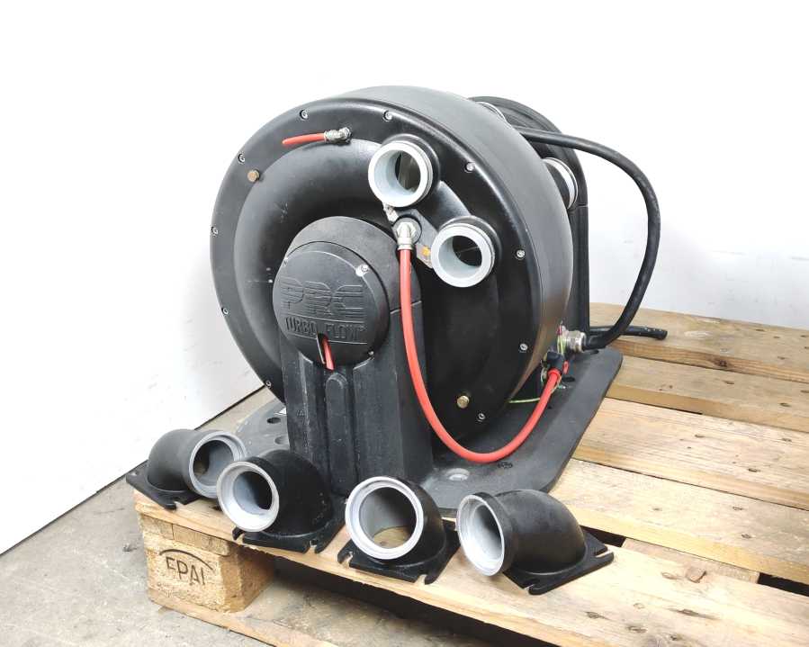 PRC LASER TURBO FLOW Rev. 12 Air Compressor serviced annually