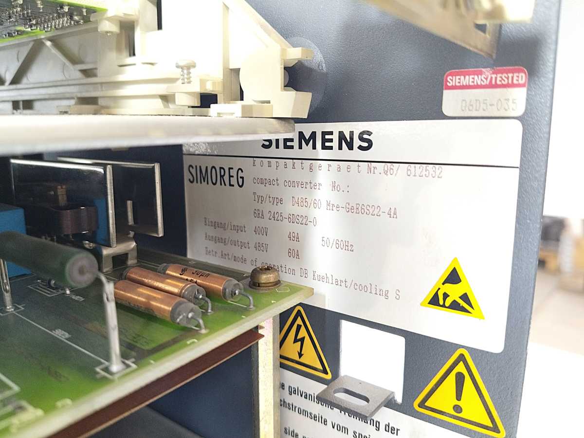 Siemens 6RA2425-6DS22-0 Mre-GeE6S22-4A SIMOREG K Compact Converter