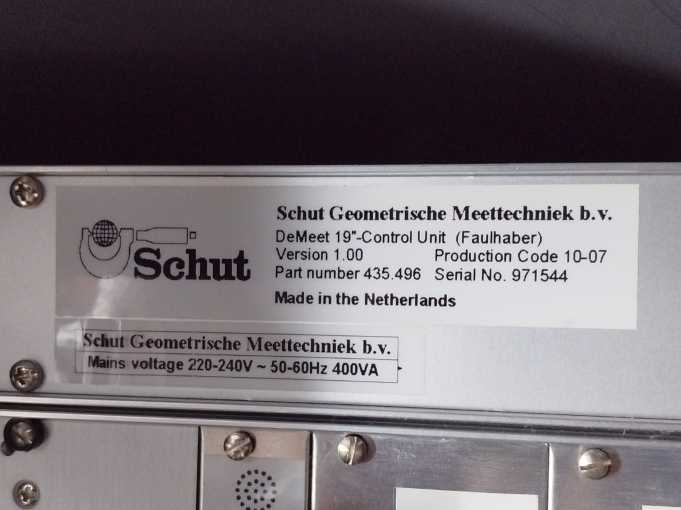 Schut Geometrical Metrology DeMeet-404 Combo Coordinate Measuring Machine