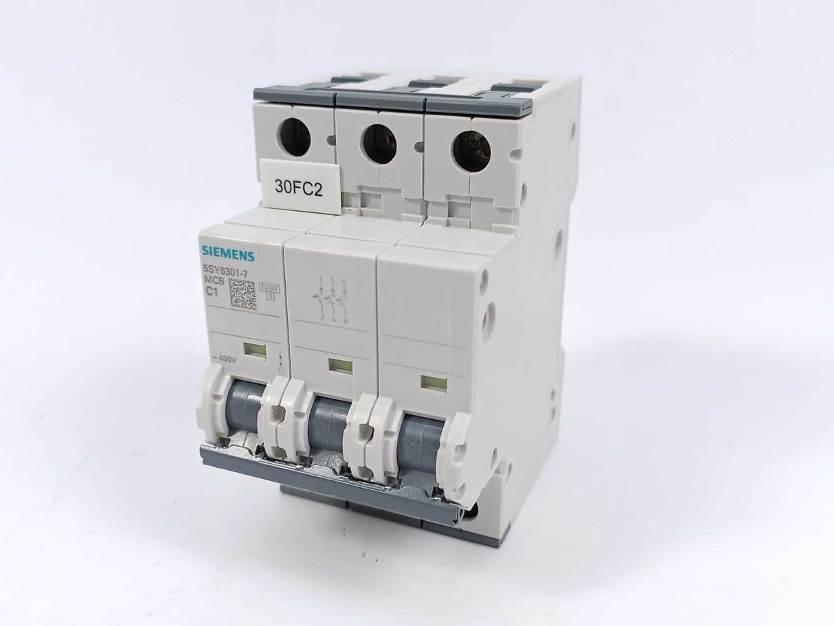 Siemens 5SY6301-7 C1 Miniature Circuit Breaker
