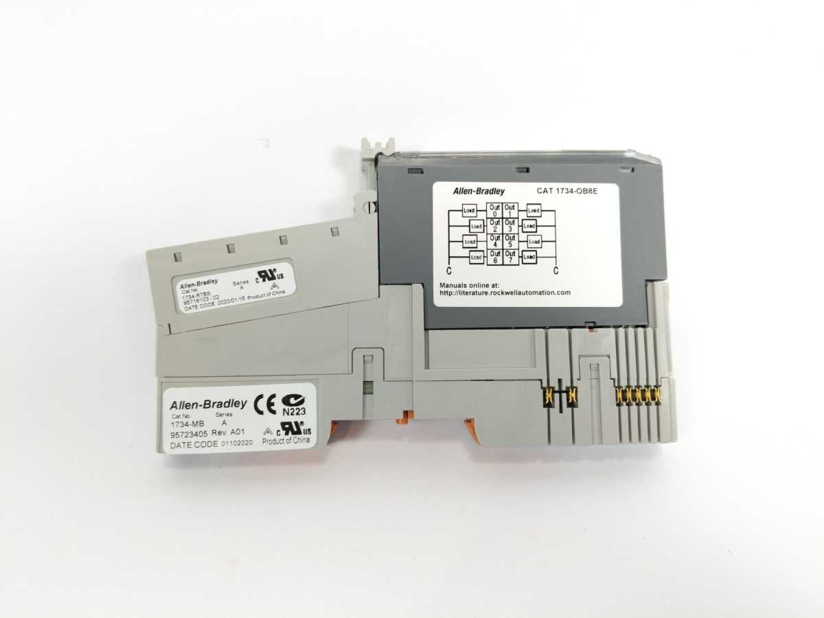 AB 1734-OB8E I/O 8 Point Digital Output Module, Ser. C W/ 1734-MB