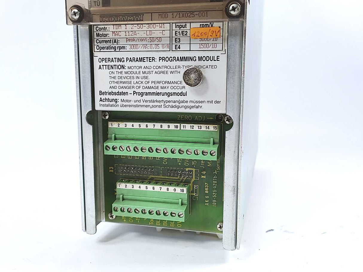 Indramat TDM1.2-50-300-W1/220 AC Servo Controller