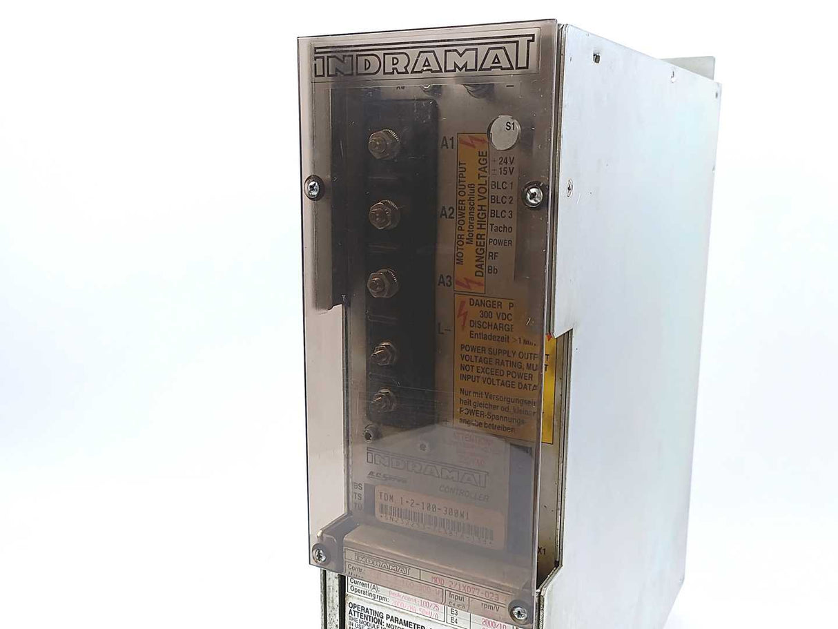 Indramat TDM1.2-100-300-W1/220 A.C. Servo Controller