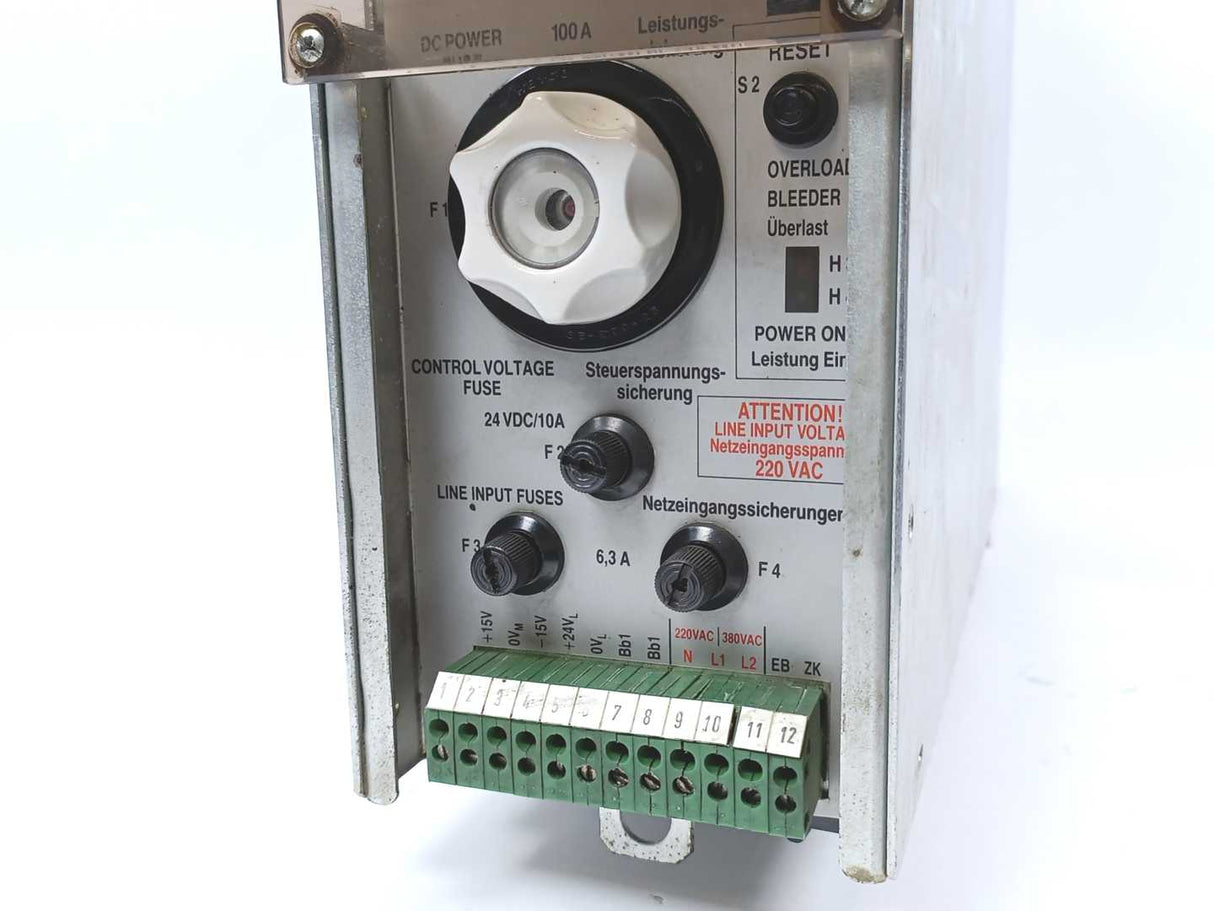 Indramat KDV1.3-100-220/300-W1-220/380 AC Servo Power Supply
