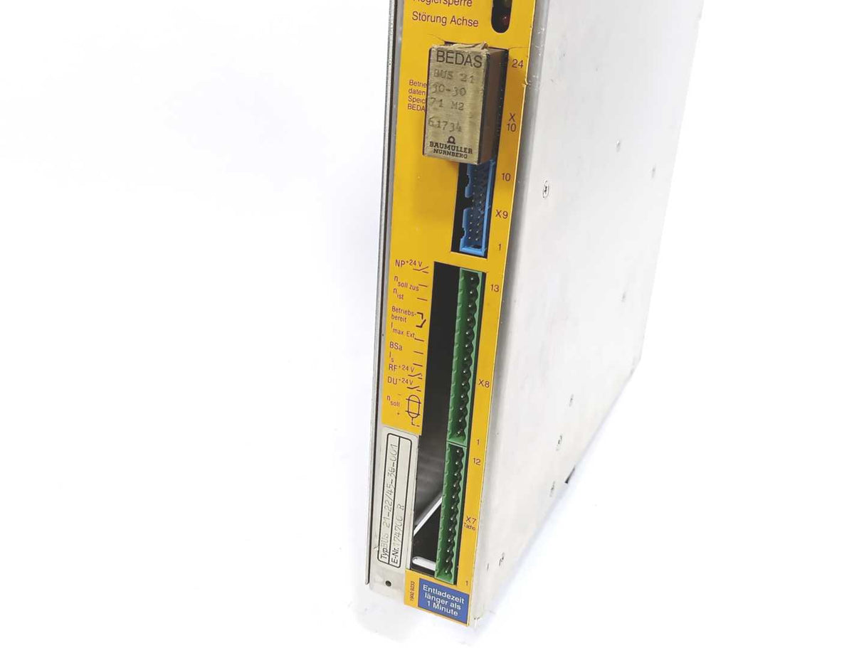 Baumuller Nurnberg BUS21-22/45-30-001 Servo Drive