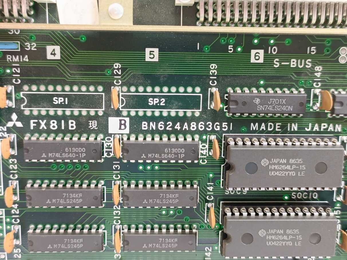 Mitsubishi FX81B BN624A863H0I PLC PC Board