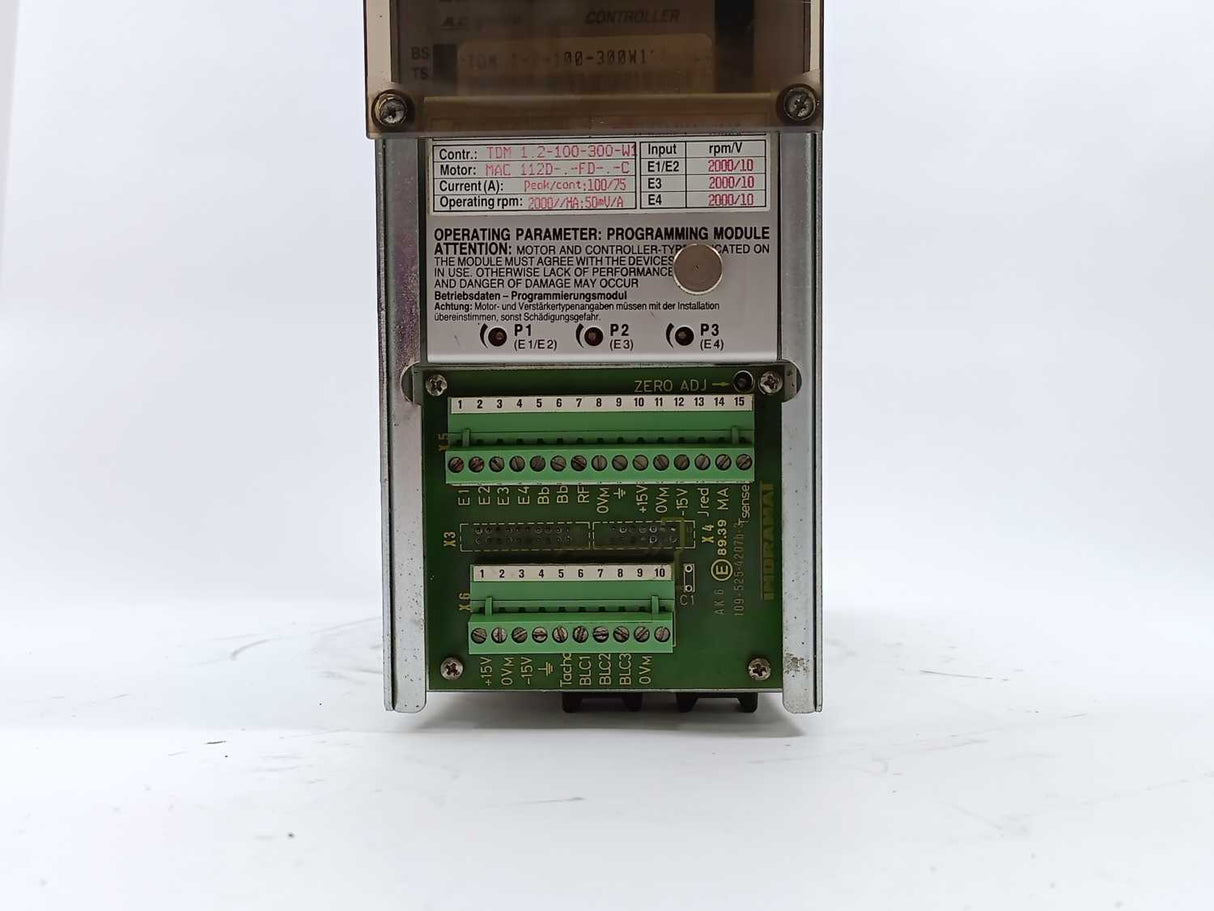 Indramat TDM1.2-100-300-W1/220 A.C. Servo Controller