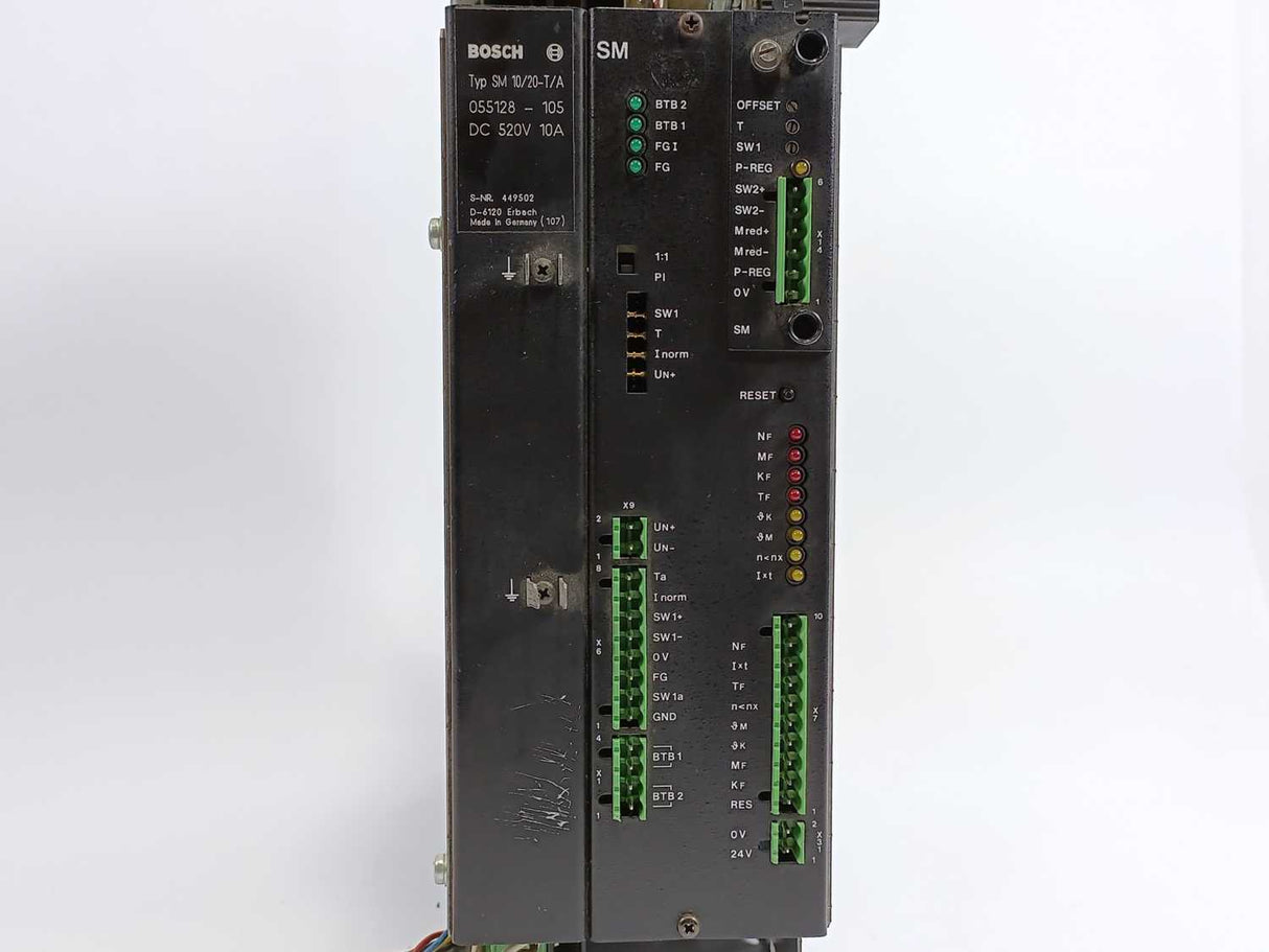 Bosch SM 10/20-T/A 055128-105 Servo Module DC 520V 10A