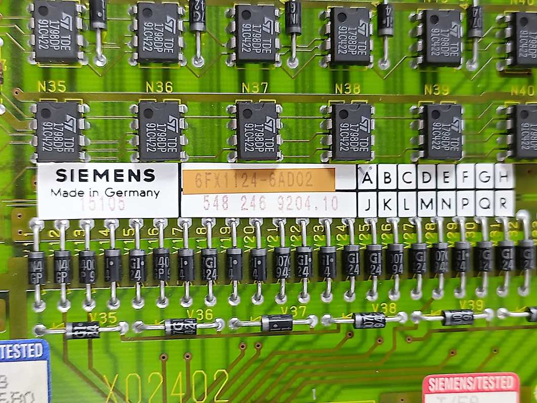 Siemens 6FX1124-6AD02 548 246 9204.10 I/O Module