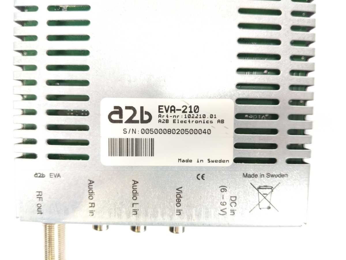 a2b Electronics 102210.01 EVA-210 CATV VSB Modulator NICAM