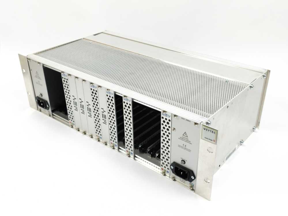WEYTEC 23129DP180WUL Chassis 19" 3U 16 Slots + 2x 23537_180WUL PSU