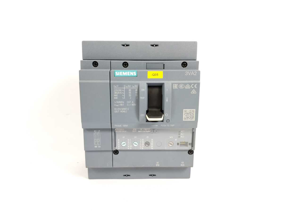 Siemens 3VA2063-5HL42-0AA0 Circuit Breaker