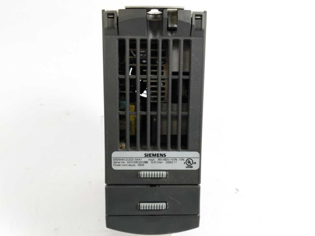 Siemens 6SE6440-2UD21-5AA1 W: 6SE6400-1PB00-0AA0, 6SE6400-0BP00-0AA0