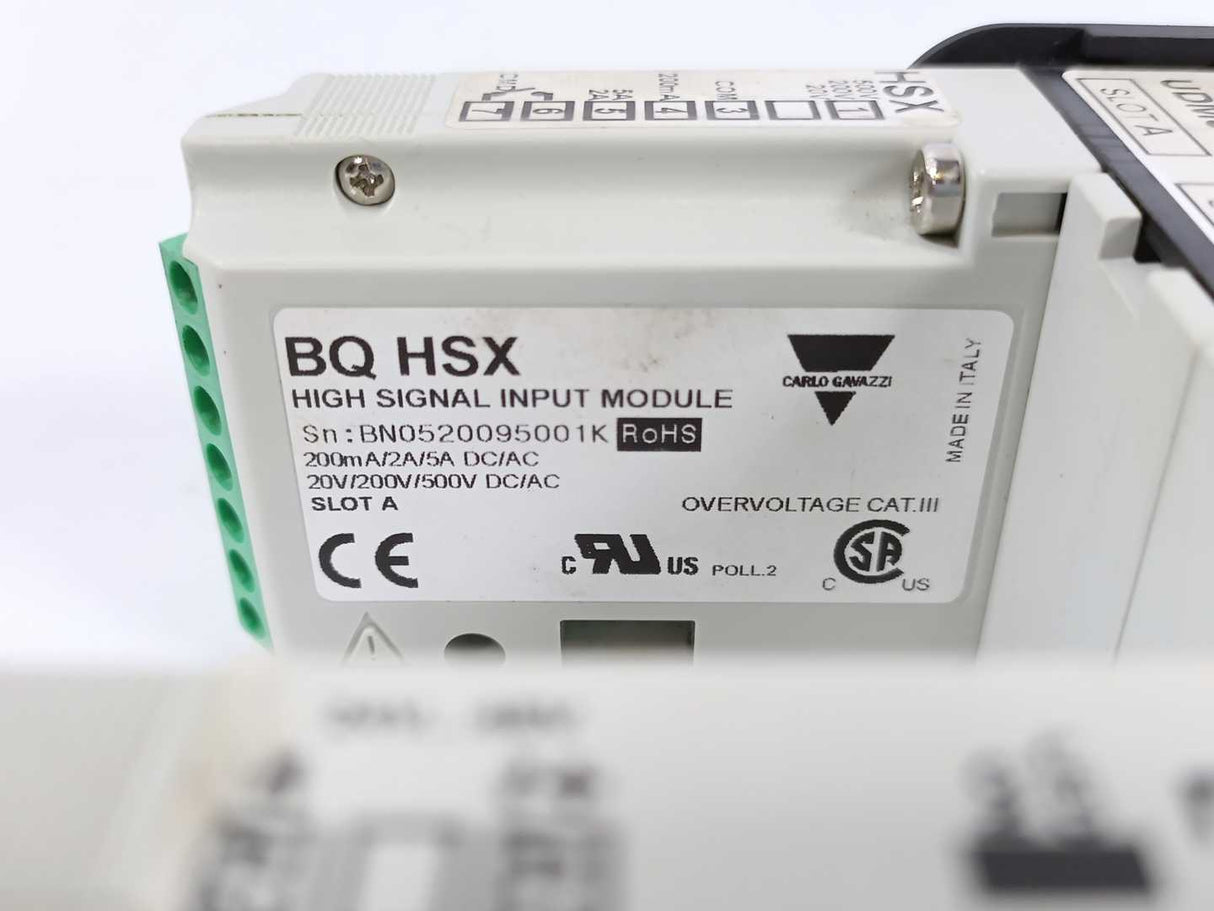 Carlo Gavazzi BD35 Universal Digital Meter w/ BQ HSX & BPL