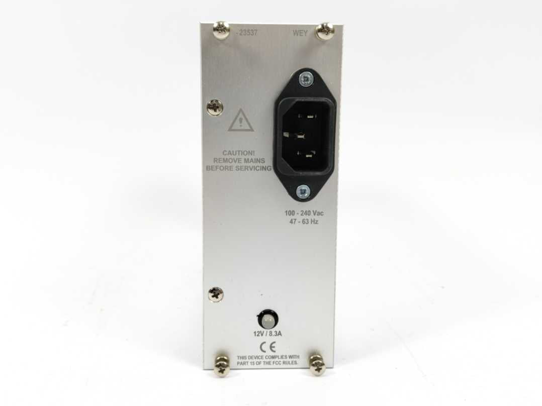 WEYTEC 23537 Power Supply Unit, 100-240 Vac, 47-63Hz, 12V/8.3A