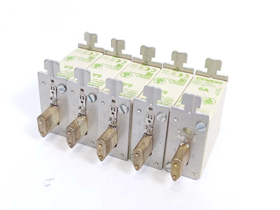 Siemens 3ND1 801 LV HRC Fuse-Link Fusible 500V, Batch of 5pcs