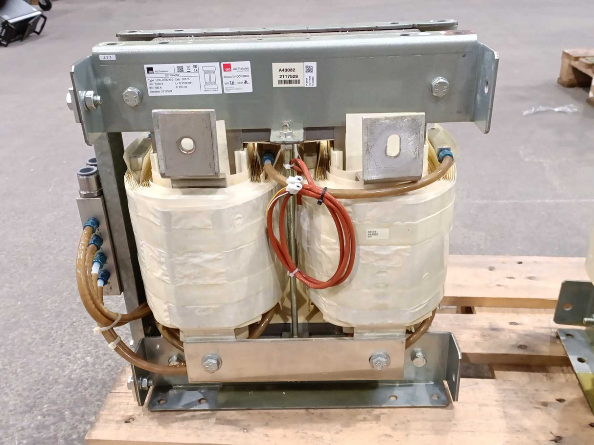 AQ Trafotek LDC-0700-6-0 DC Reactor, 700A, 0.318mH, 1200V, DC Hz