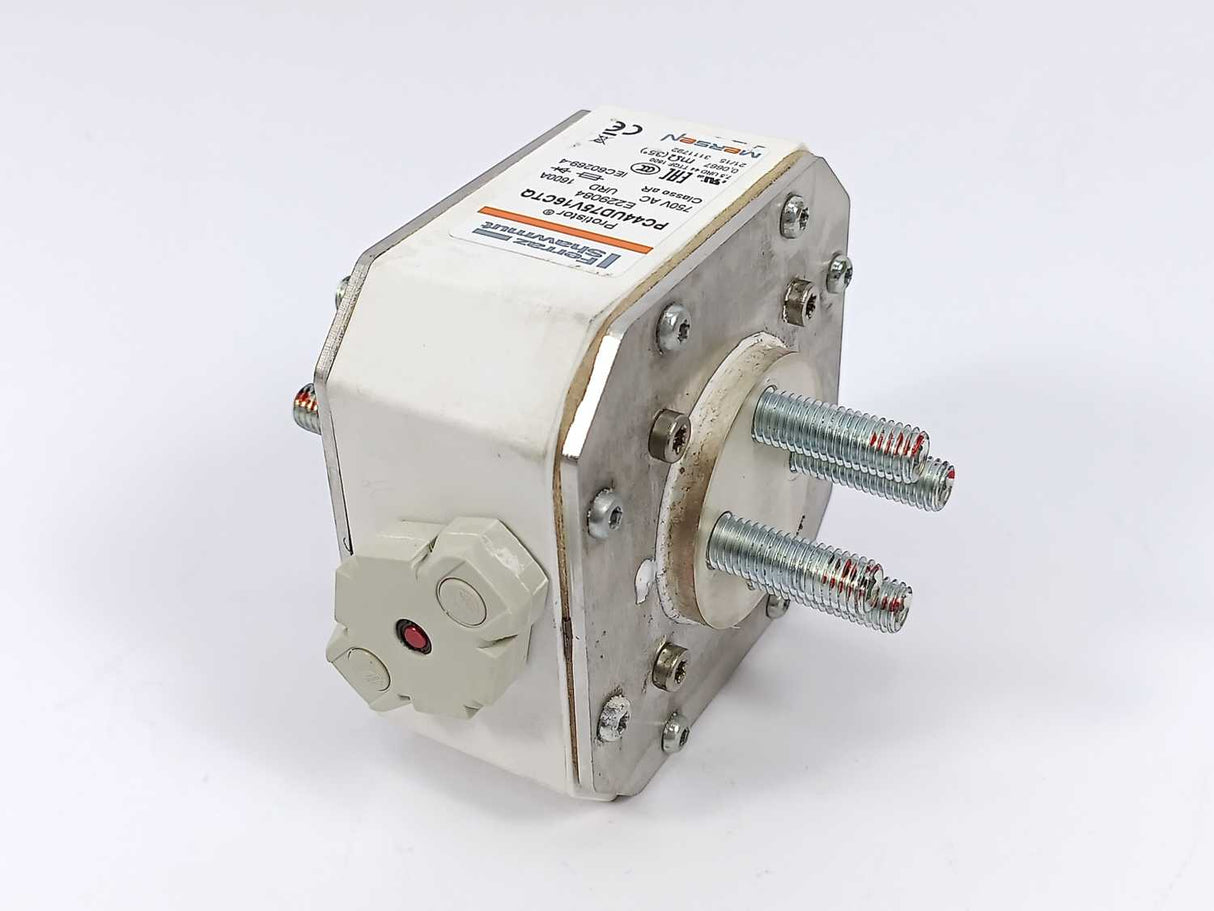 MERSEN PC44UD75V16CTQ Ultra-Rapid Square Fuse 750 VAC, not used, only mounted