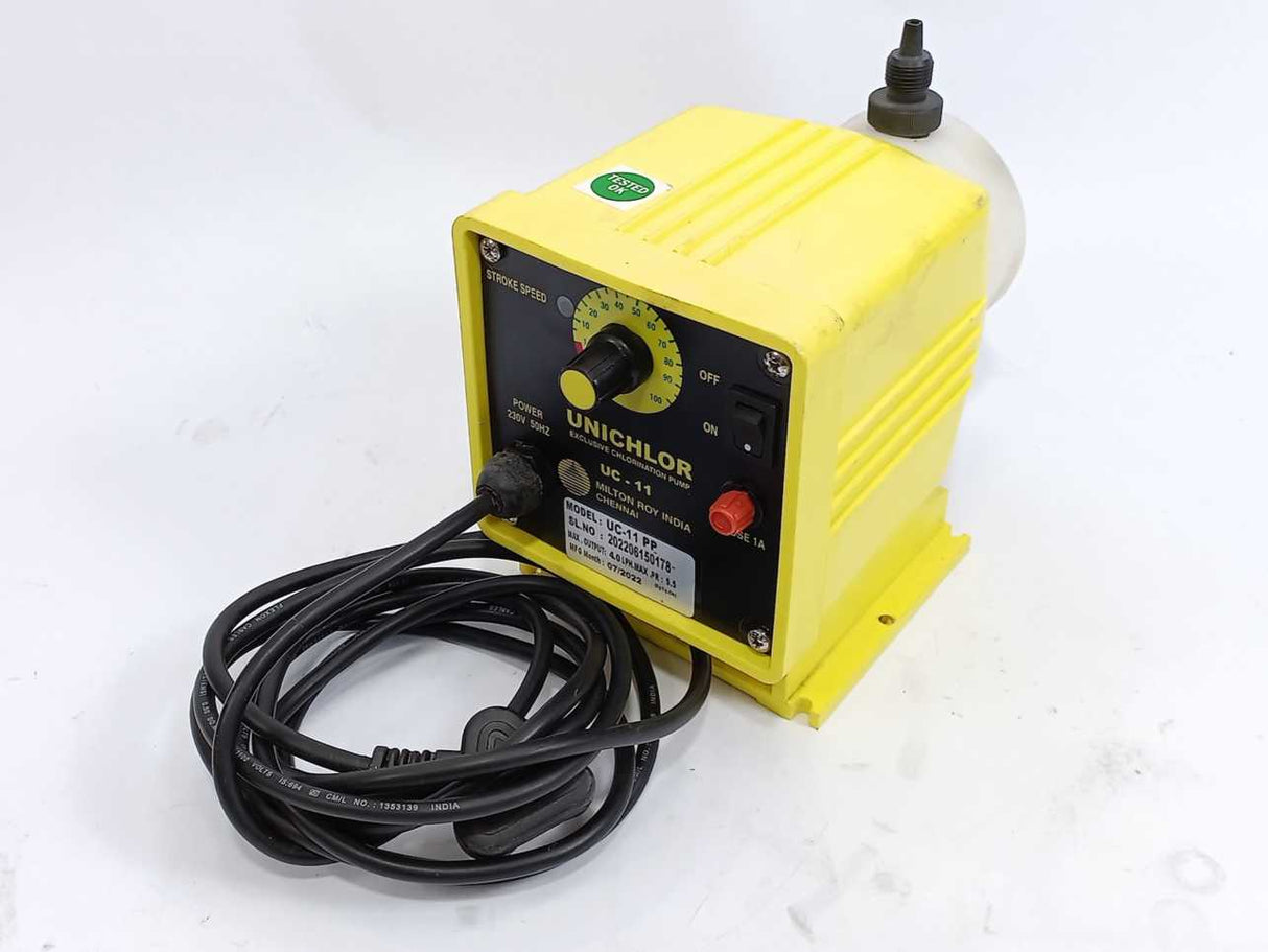 MILTON ROY UC-11 PP UNICHLOR Exclusive Chlorine Pump