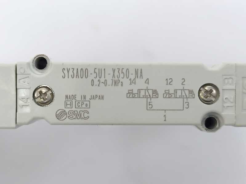 SMC SY3A00-5UI-X350-NA Solenoid Valve 0,2~0,7NPa