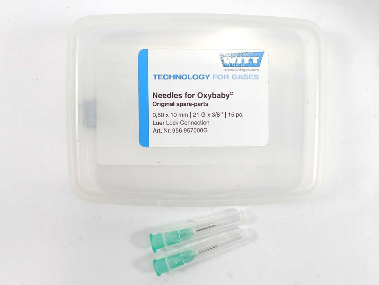 WITT Oxybaby M+i O2 Mobile Gas Analyzer w/ Seals & Needles for Oxybaby