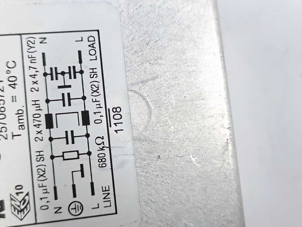 Epcos B84111-A-B120 Power Line Filter 20A 115/250V