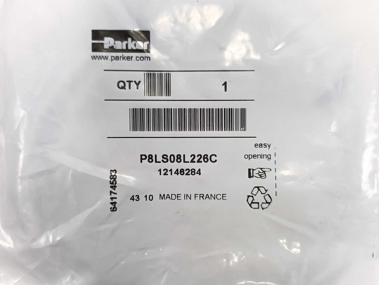 Parker P8LS08L226C Solenoid Connector