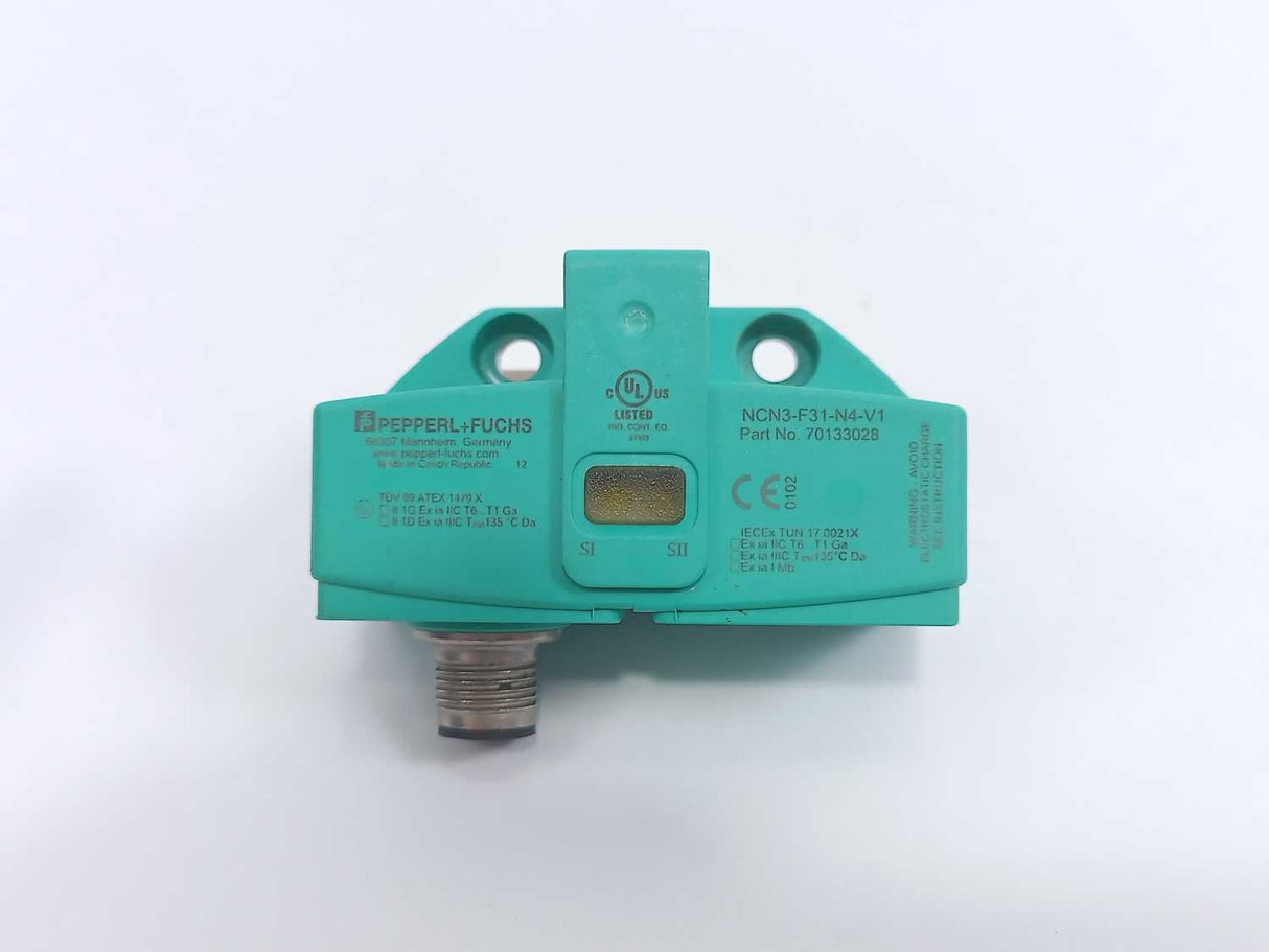 Pepperl+Fuchs 70133028 NCN3-F31-N4-V1 Inductive Sensor w/ 263360, 046701, 122683