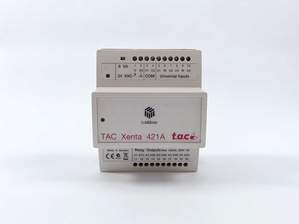 t.a.c 0-073-0245-0 TAC Xenta 421A Electronics Part Plenum