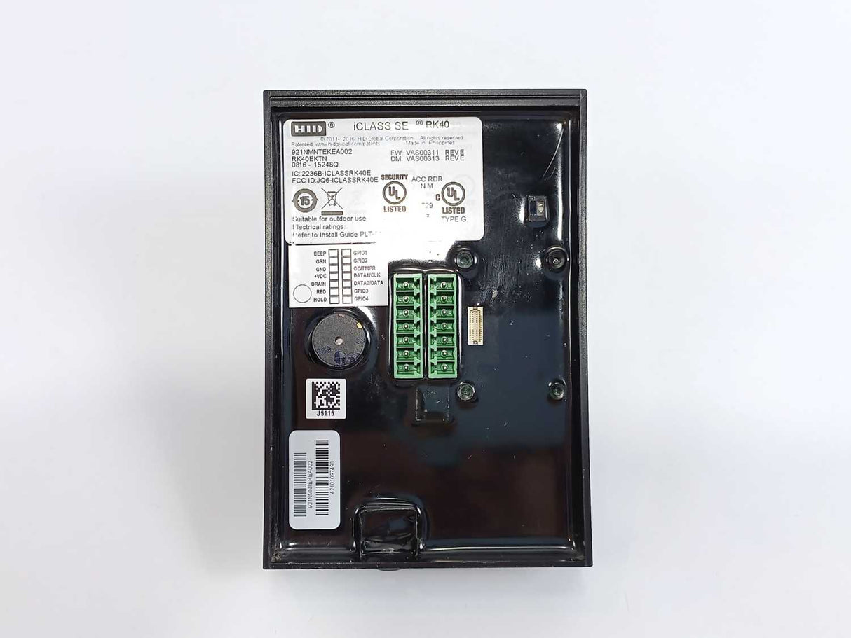 HID 921NMNTEKEA002 RK40EKTN iCLASS SE RK40 Smart Card Reader / Keypad