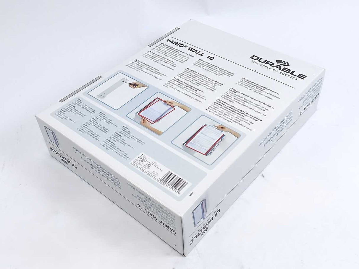 DURABLE VARIO WALL 10 Display Panel System With wall Mount