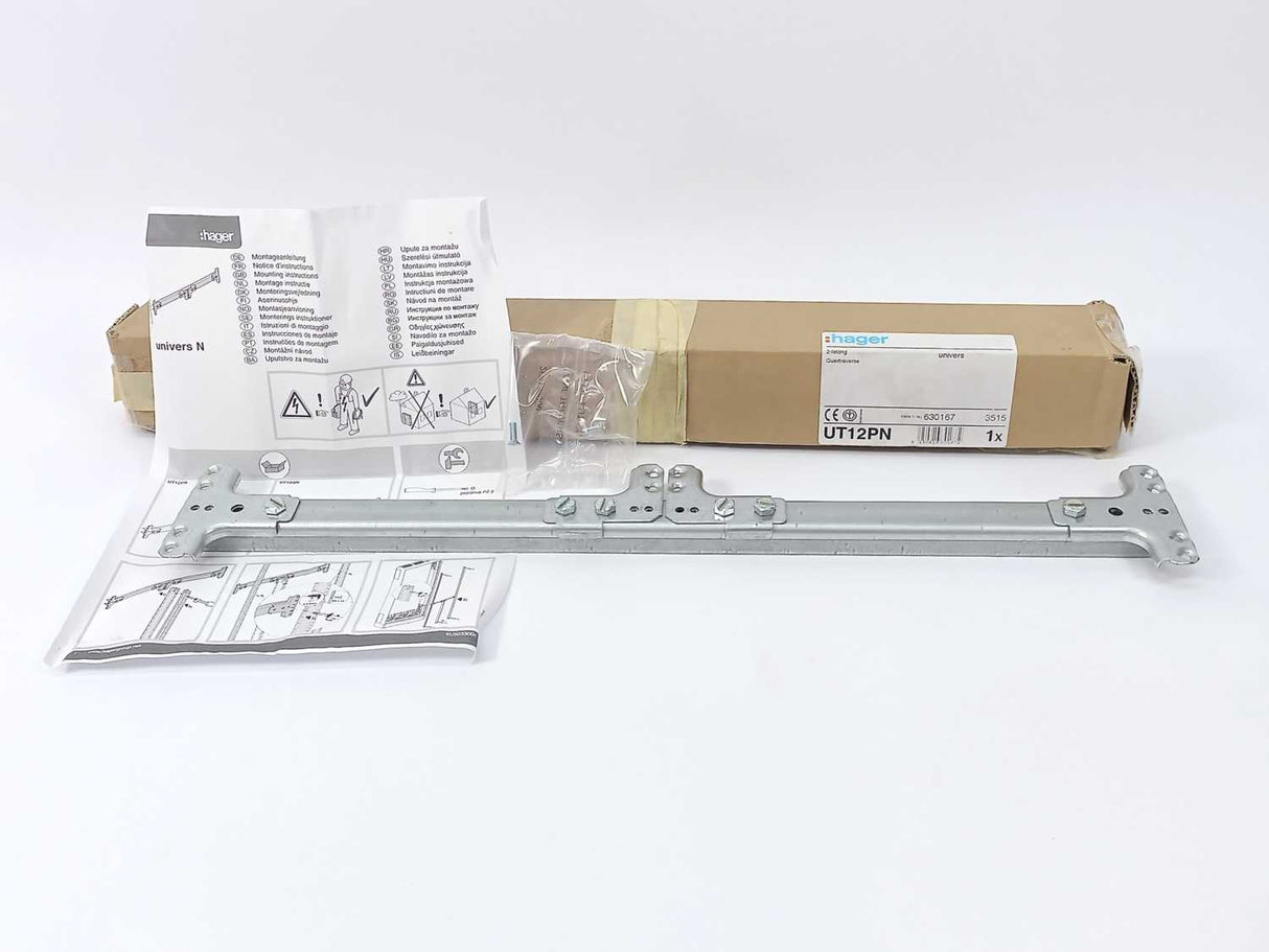 hager UT12PN Horizontal Traverse, Univers, L500 mm 2 section