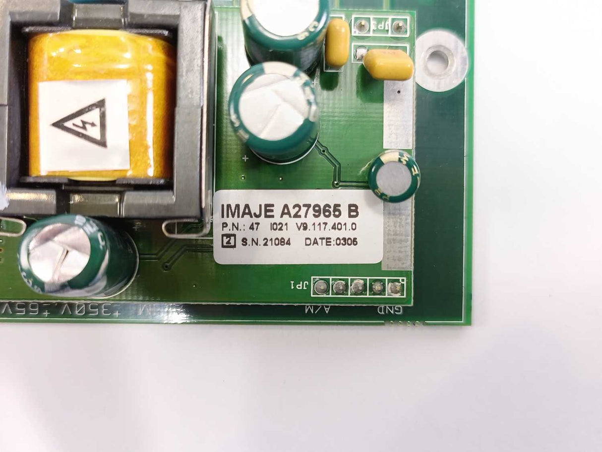 MARKEM IMAJE A27965 B Inkjet Printer CPU, Central Control, Power Conv. Board