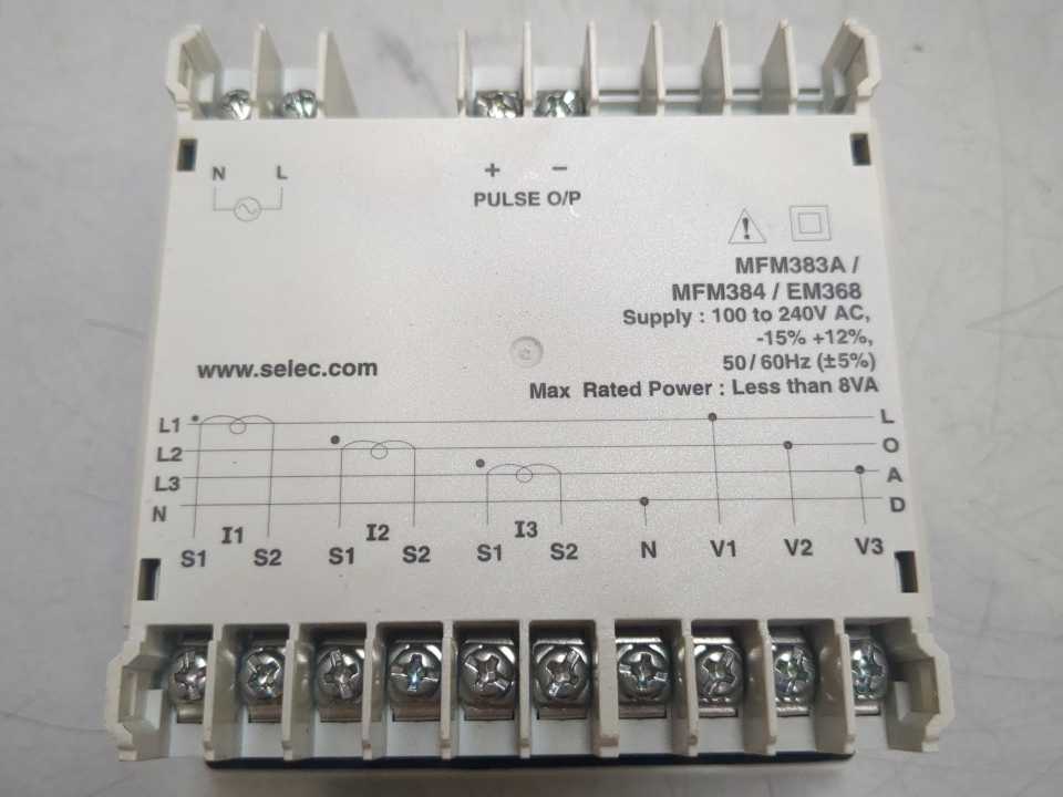 SELEC MFM383A MFM383A / MFM384 / EM368 Multifunction Meter