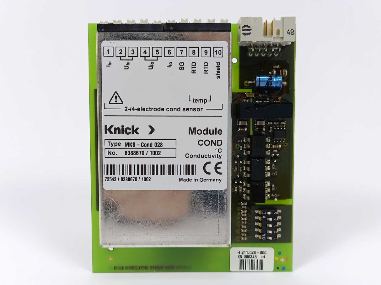 Knick MKS-COND 028 2-/4-Electrode Cond Sensor