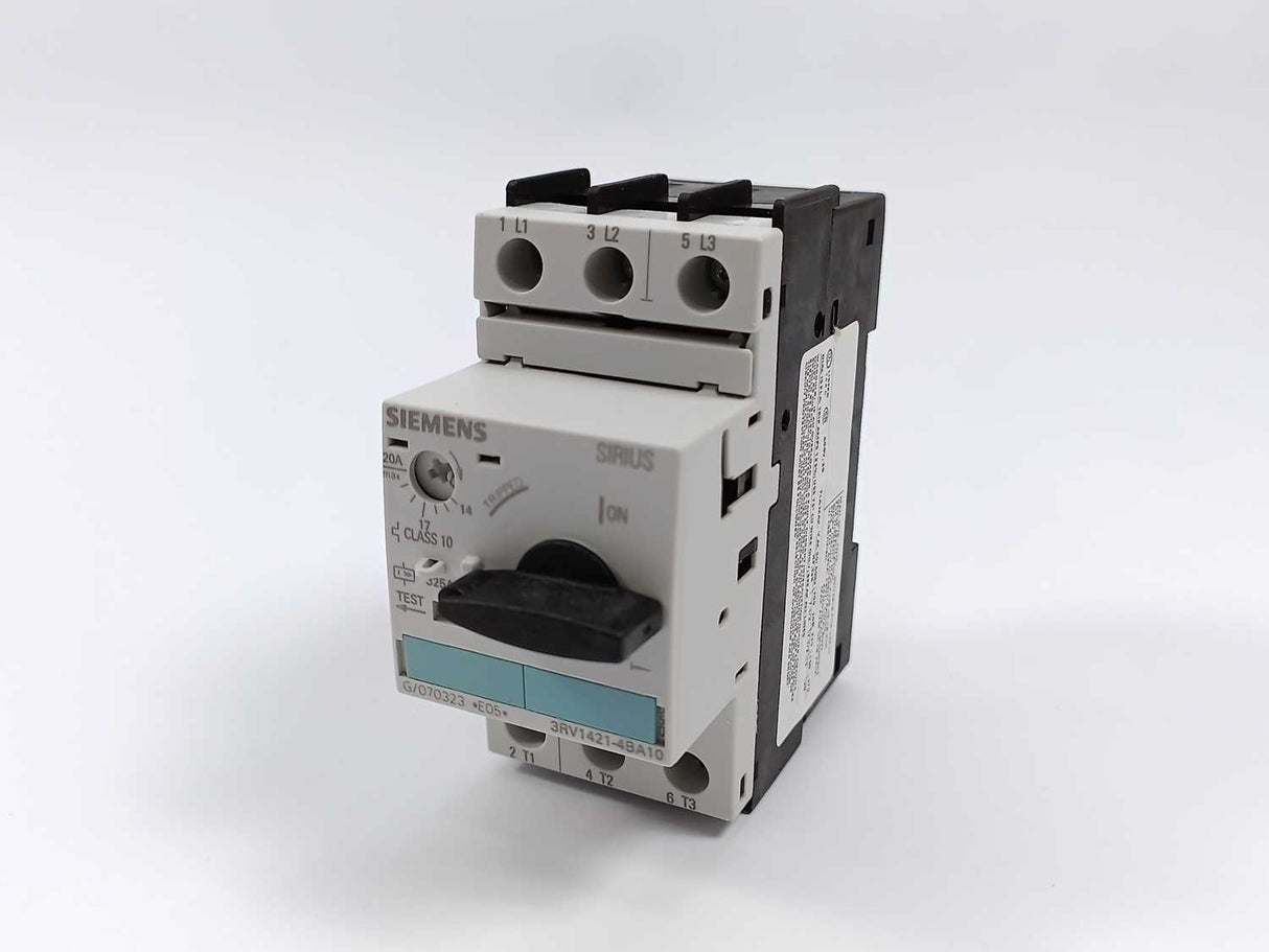 Siemens 3RV1421-4BA10 Sirius Circuit Breaker 14-20A, E06