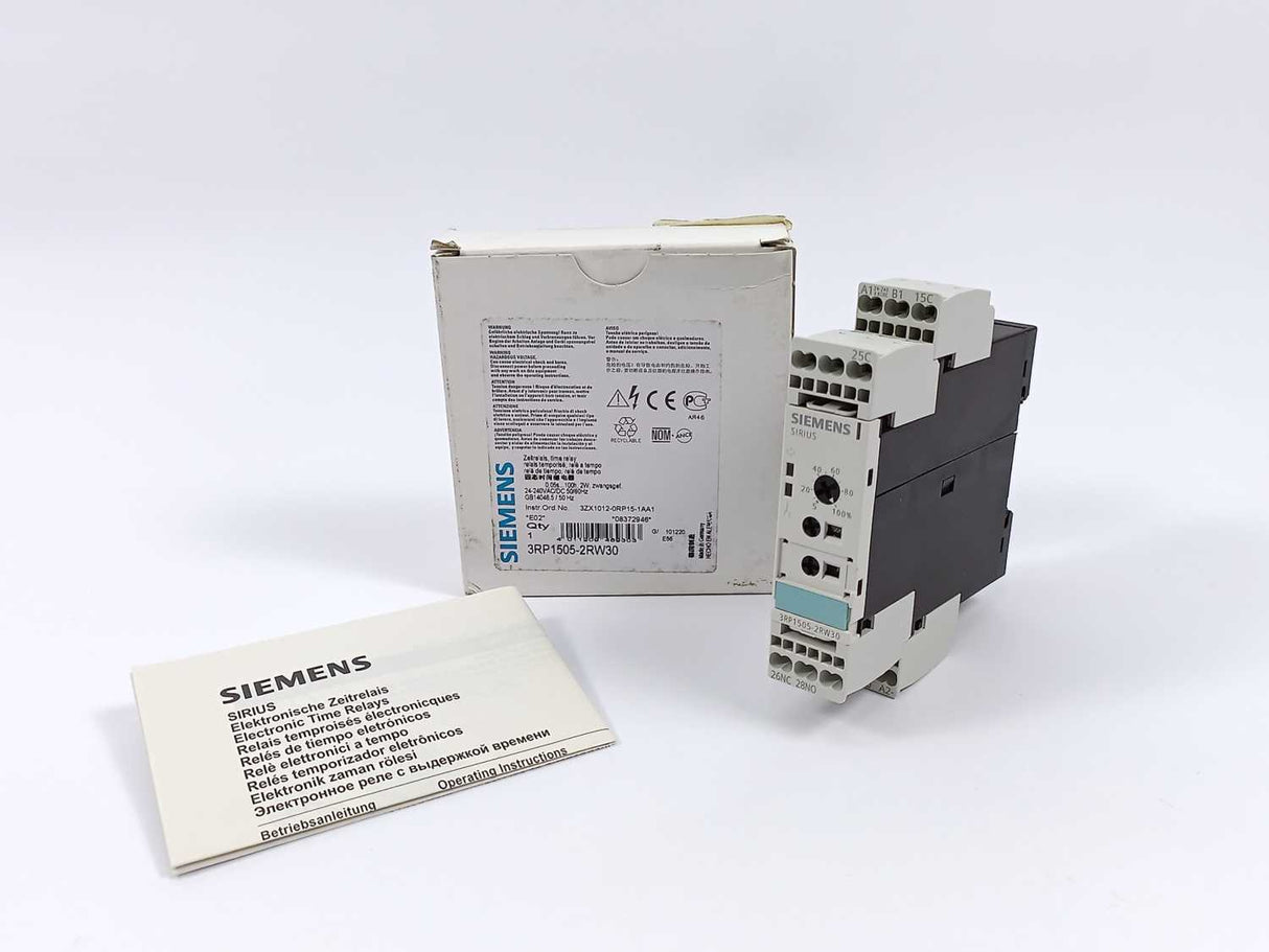 Siemens 3RP1505-2RW30 Timing Relay