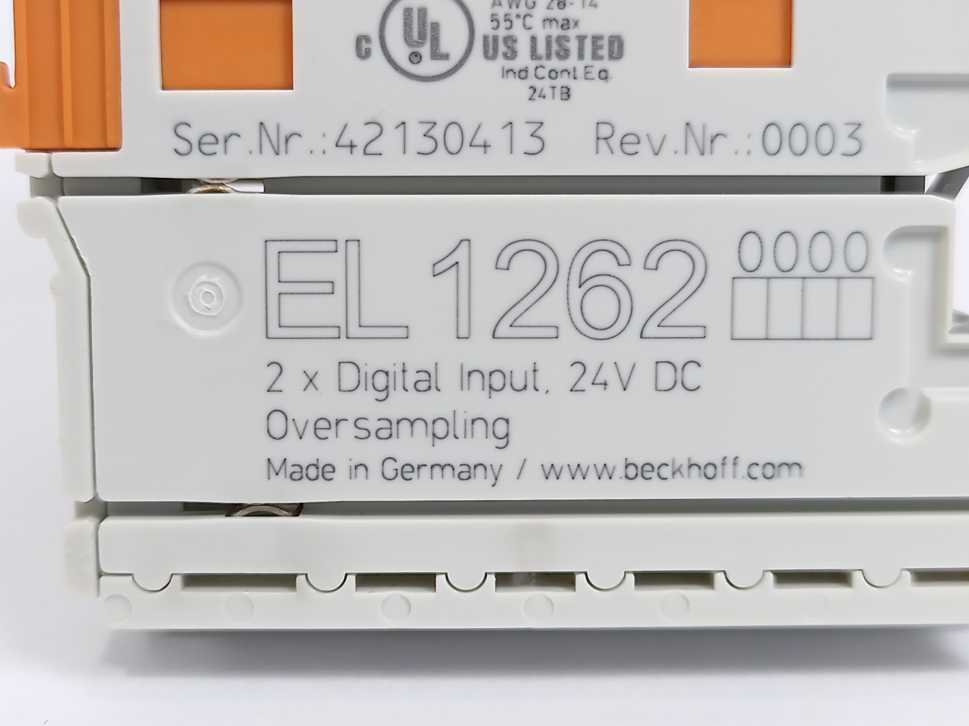 Beckhoff EL1262 2x Digital Input 24VDC