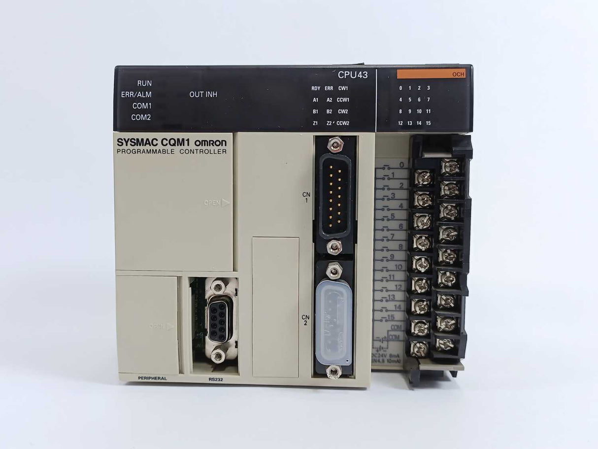 OMRON CQM1-CPU43-E Programmable Controller CPU Unit 24VDC 10mA 16Point