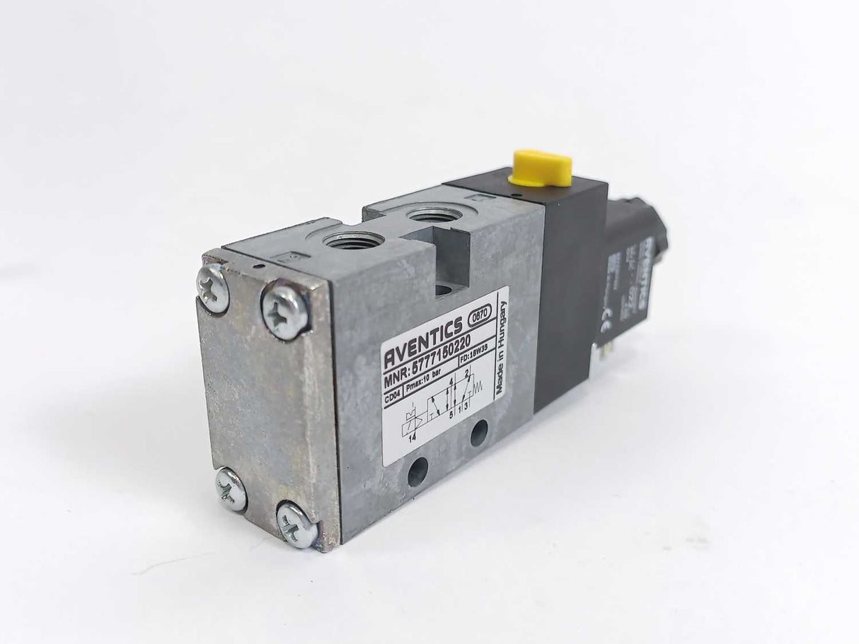 Rexroth / Aventics 5777150220 5/2-Directional Valve Single Solenoid w/5777007022