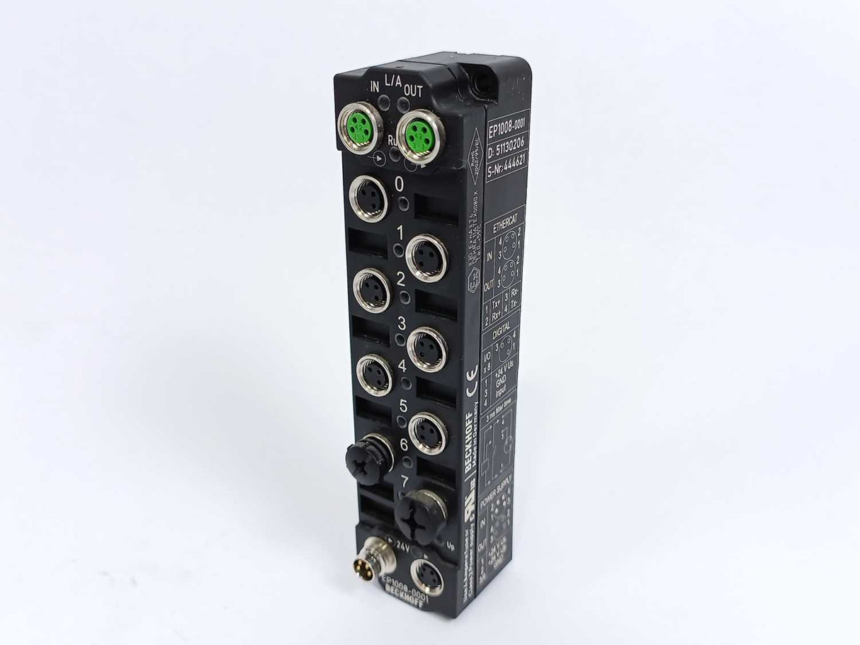 Beckhoff EP1008-0001 EtherCAT Box, 8-Channel Digital Input