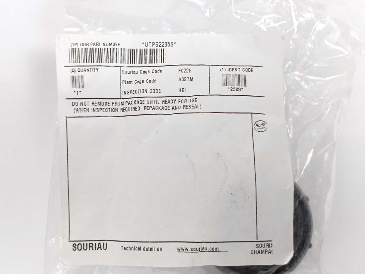 SOURIAU UTP62235S 35-Pin Circular Connector size 22 2 Pcs. batch