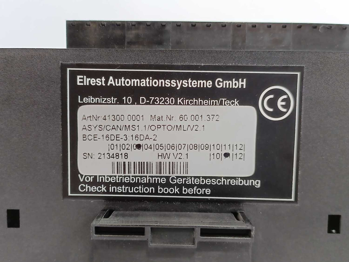 Elrest 41300.0001 Interface ASYS/CAN/MS1.1/OPTO/ML/V2.1