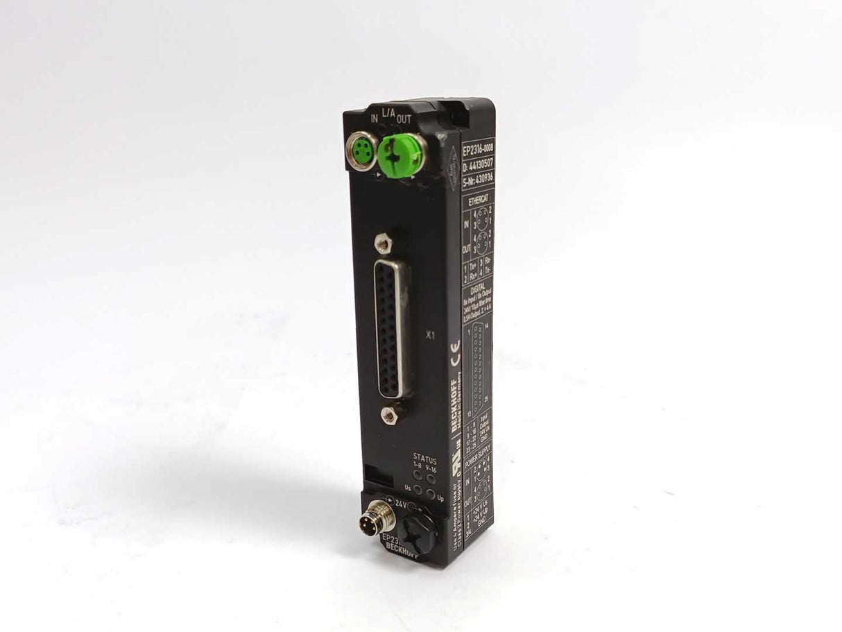 Beckhoff EP2316-0008 EtherCAT Box, 8-Channel Digital Input/Output