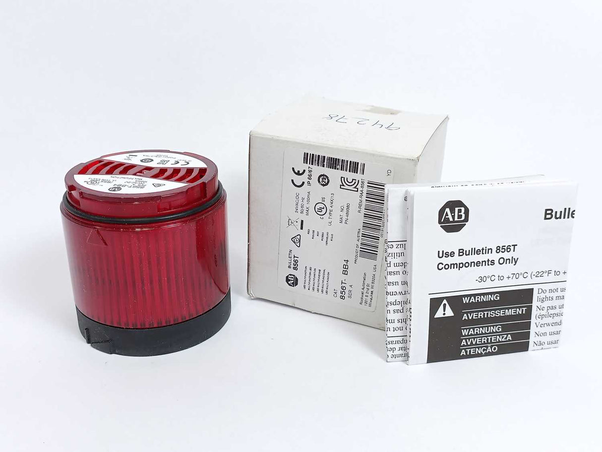 AB 856T-BB4 Red Light Module 70mm Stack Light