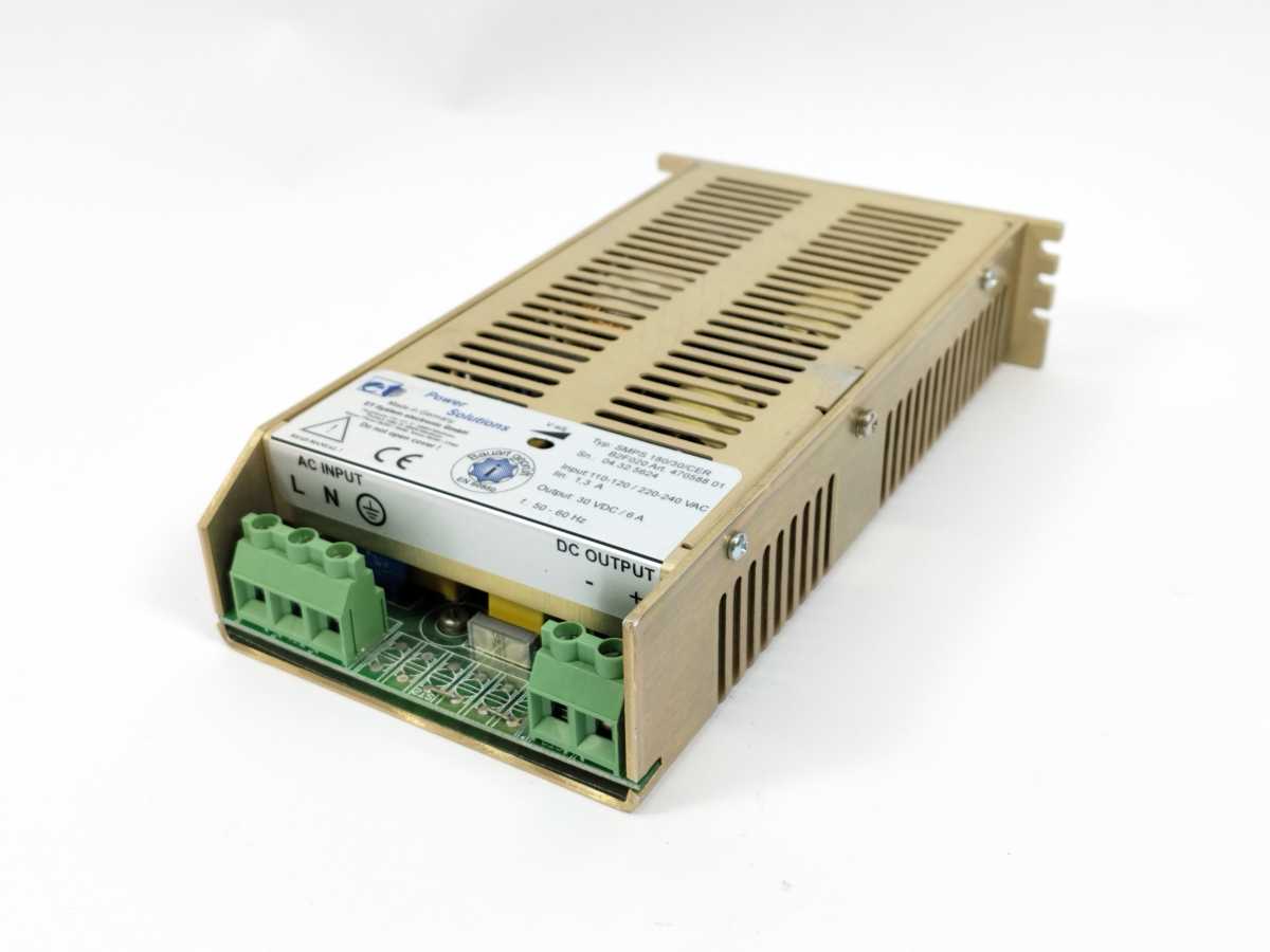 ET System 470588 01 SMPS 180/30/CER B2F020 30VDC/6A Power Supply