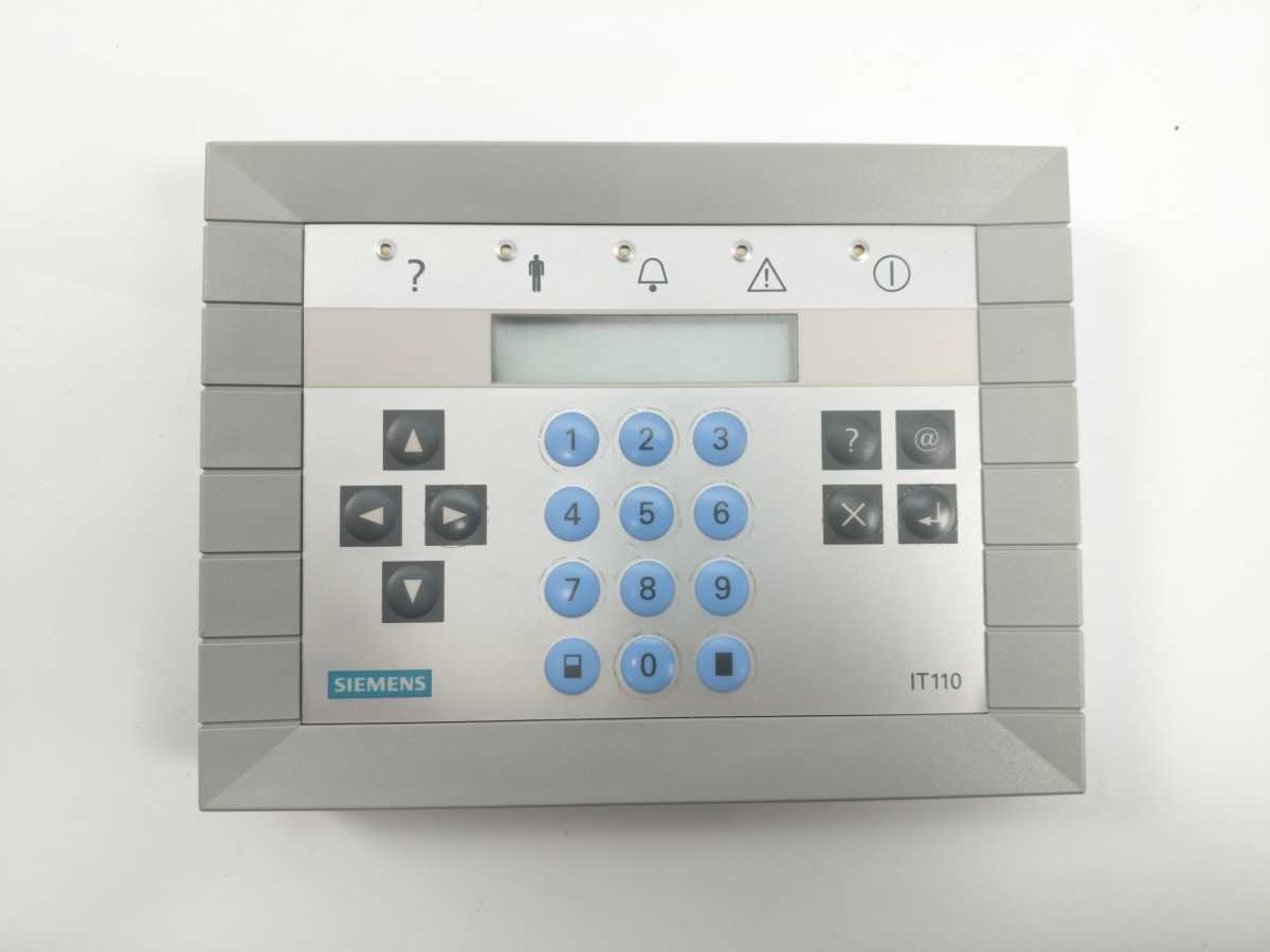 Siemens IT110 Security System Operator Panel