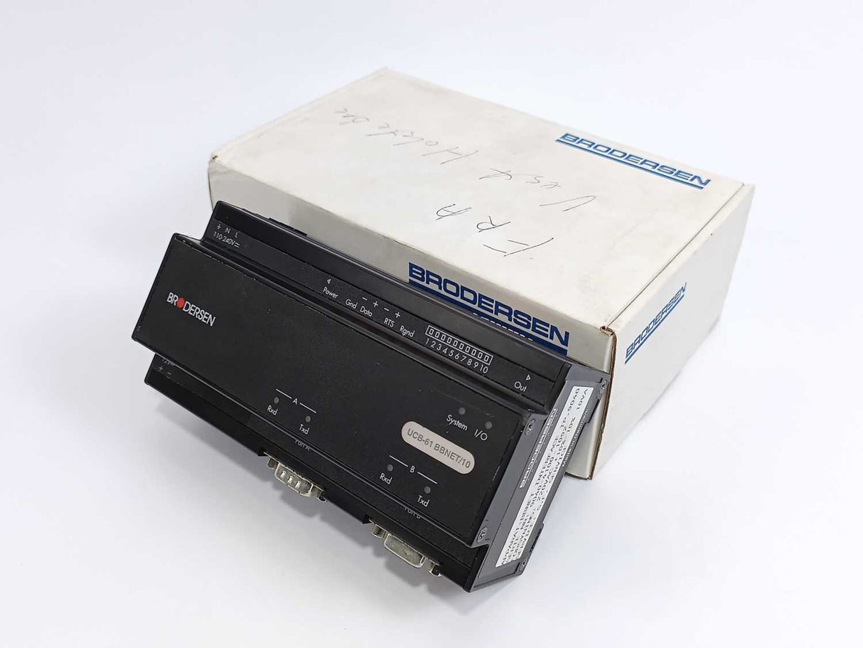 BRODERSEN UCB-61/BBNET/10 Rev.A/4.00 Backplane Bus Module TP. 9040